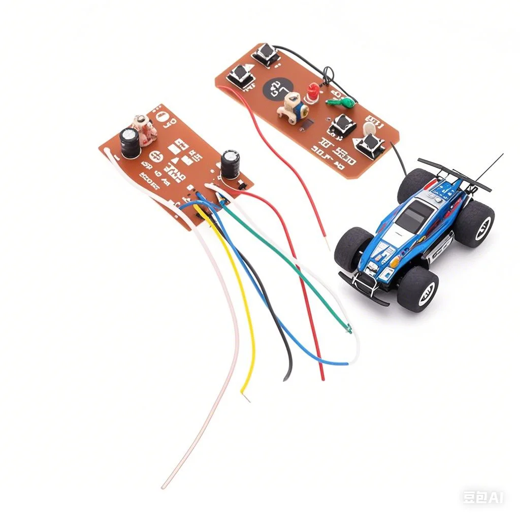 Set Remote Control Module 40M 4CH PCB for Constructing RC Vehicles