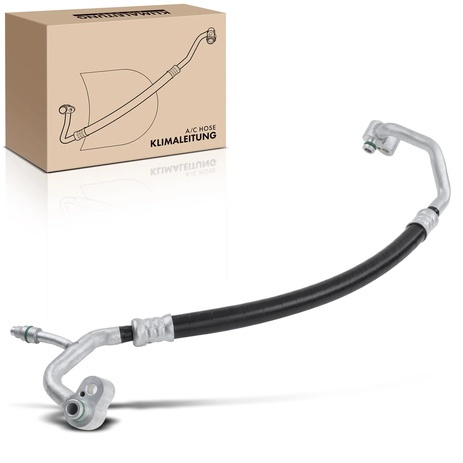 Frankberg 1x hogedrukleiding airco voor VW Golf VI EOS Jetta III Audi A3 8PA 2.0L 1K0820721AE 1K0820721BK 71317