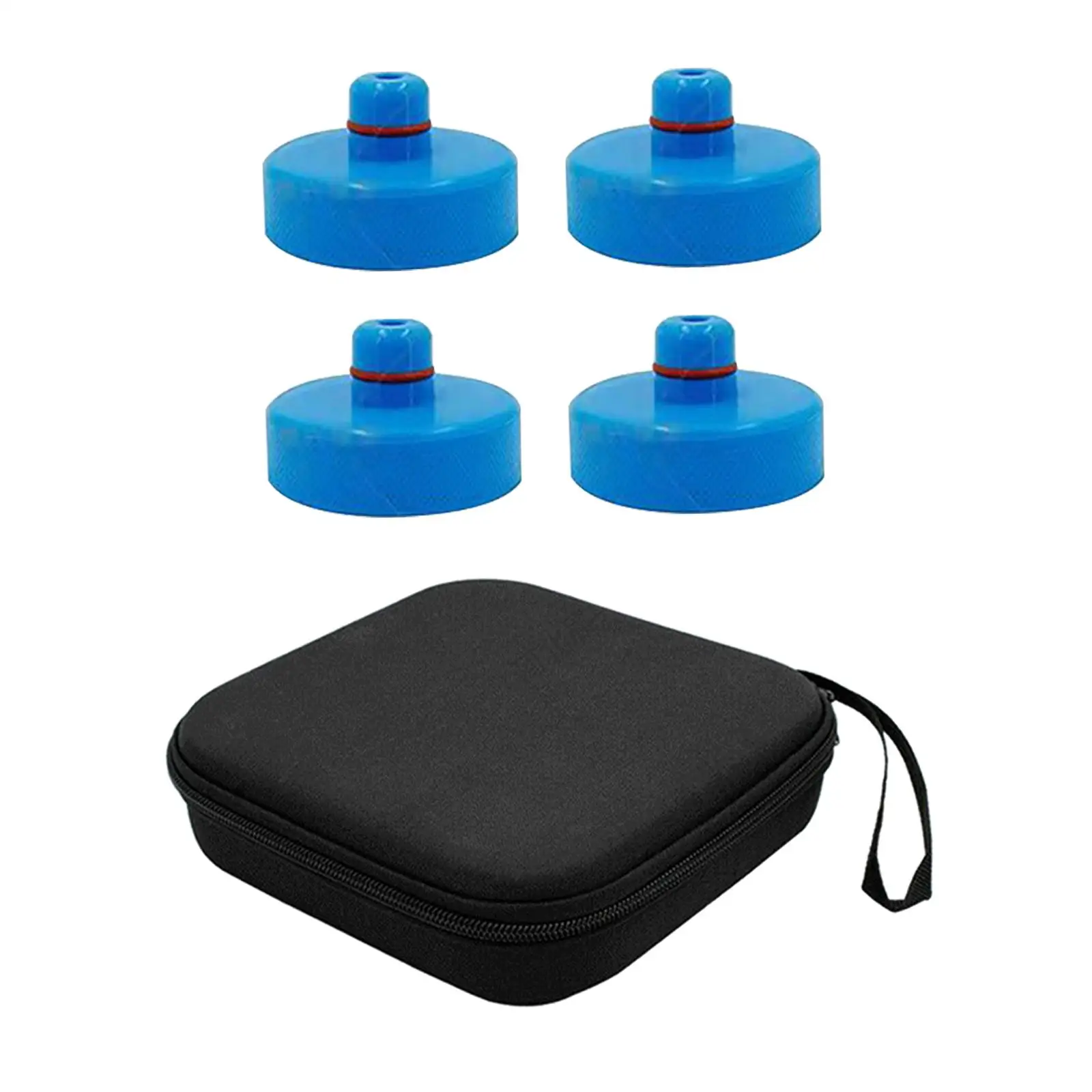 4x Lifting Jack Pad Premium with Storage Case for Tesla Model S Y 3 x