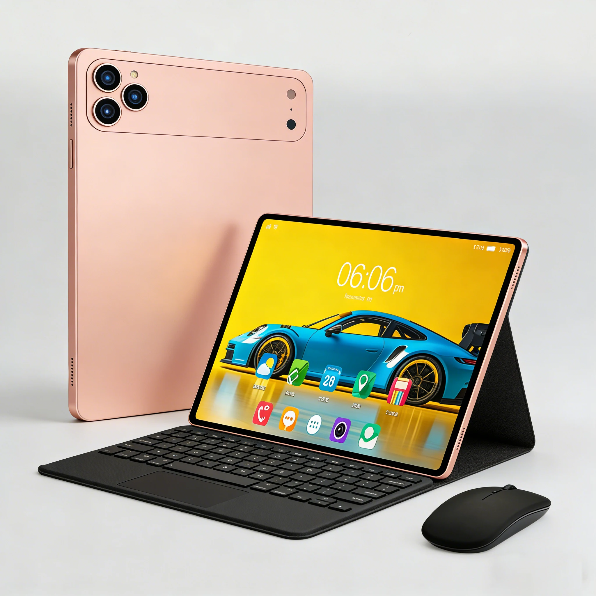 New 17 Pro Max 10-inch Android 14 Tablet | 8 + 128GB MTK 1920x1200 Dual SIM Dual Standby 3G/4G Calls WiFi Kids Phone