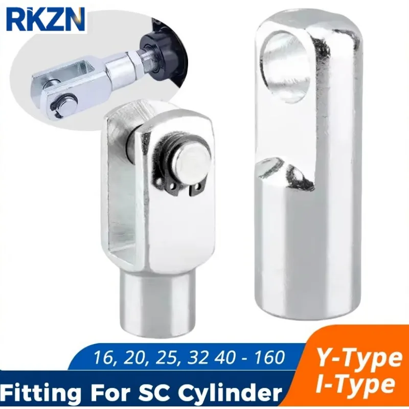 Pneumatic Components Y-Type Fitting With Pin I-Type Connector For SC MAL MA Standard Air Cylinder Accessory Hardware
