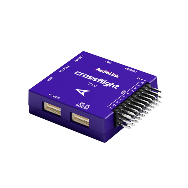 Radiolink crossflight with integrated OSD module 10 PWM channels for multi-rotor fixed wing helicopters cars and boats