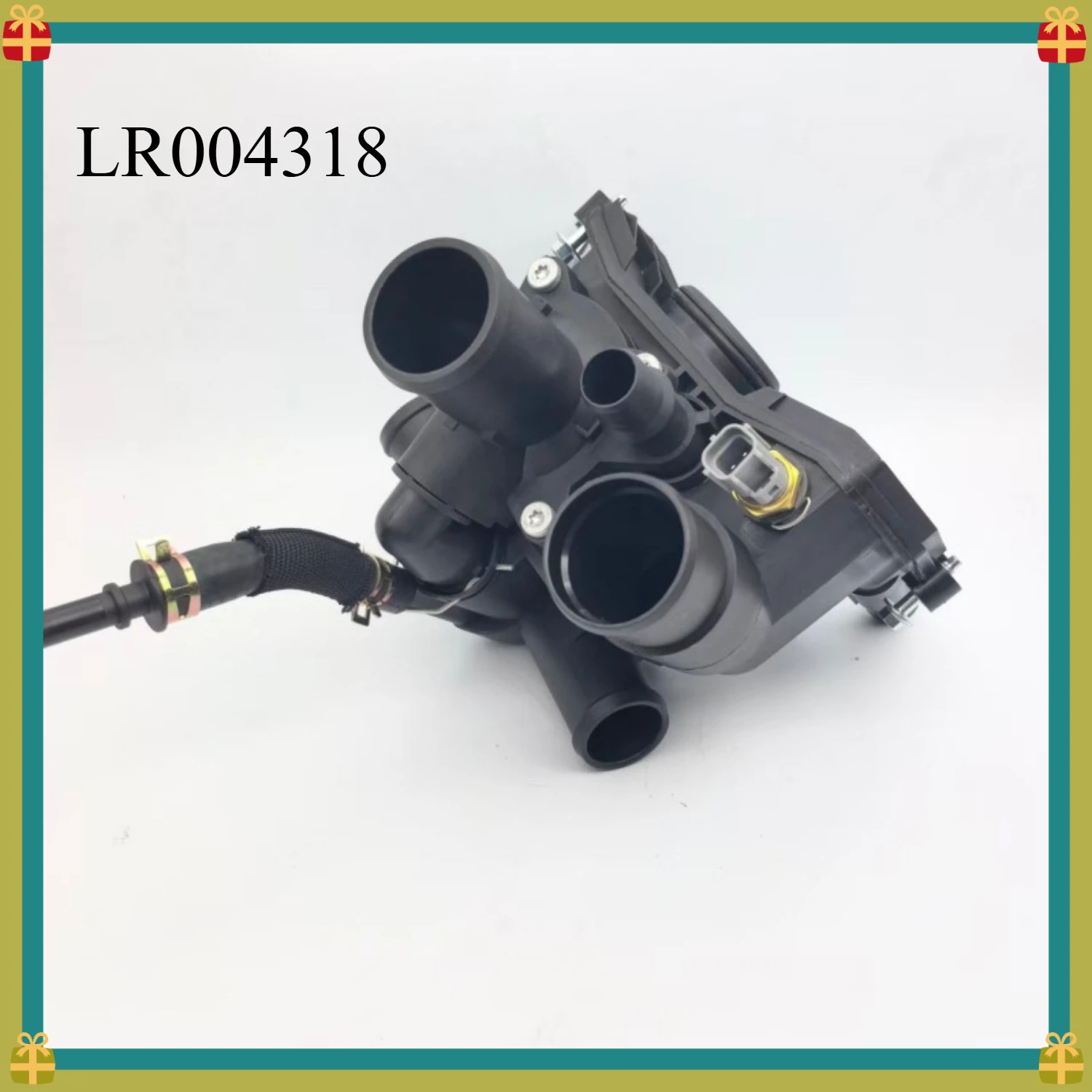 LR004318 Cooling System Thermostat Housing，For Land Rover Range Rover 3.6, 4.2, 4.4, 5.0, 2005–2012