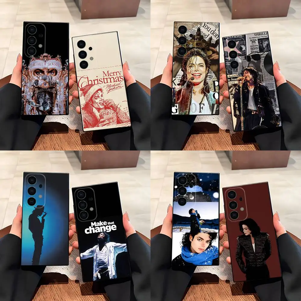 

M-Michael J-Jacksons Phone Case for Samsung S series s21 s22 s23 s24 s25 FE Plus Ultra TPU Soft to Skin-friendly case