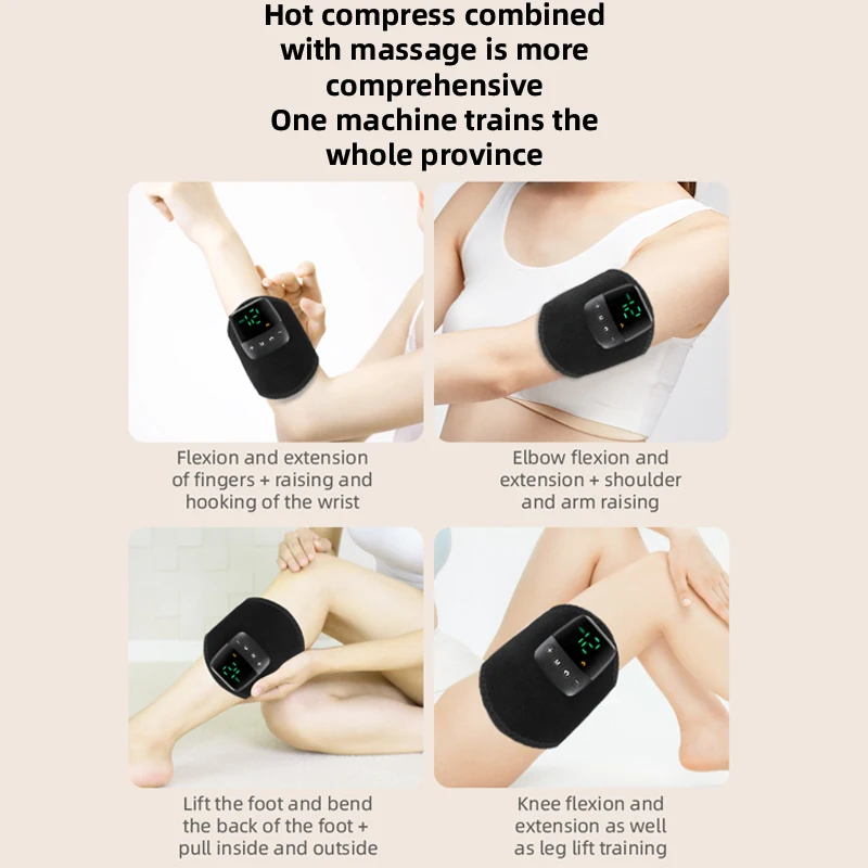 

Arm & Leg Heating Vibration Massage Training Belt Acupuncture Massage Therapy & Muscle Relaxation Stimulator