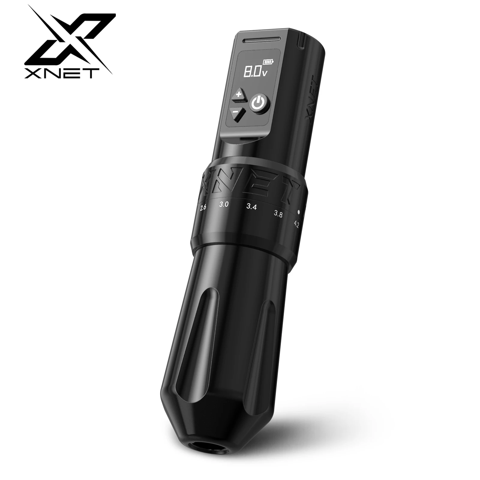 XNET Talos Pro Wireless Tattoo Machine Pen Adjustable Stroke 2.0-4.2mm With Custom Motor 2400mAh Battery For Tattoo Artist