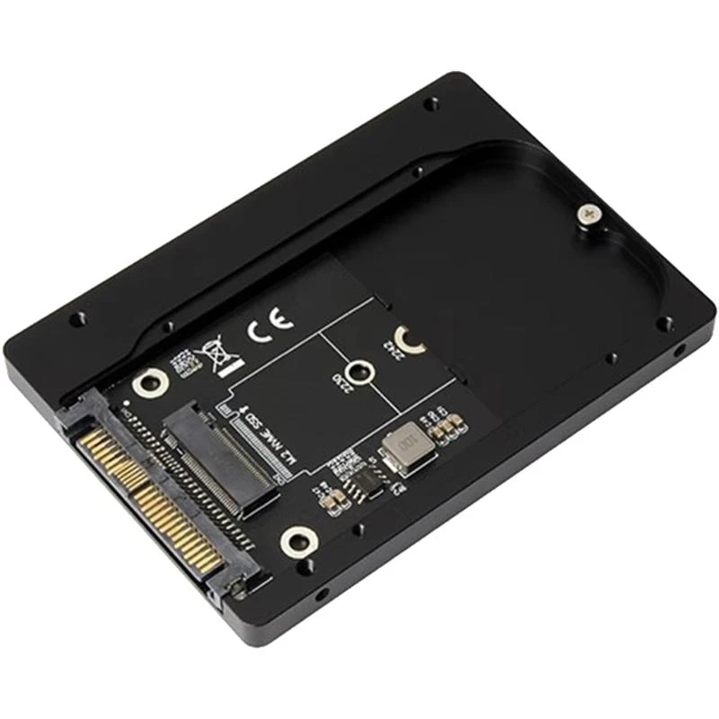 

Адаптер SFF 8639 для дисков PCIe 3.0 NVMe, алюминиевый корпус для замены 2,5-дюймовых жестких дисков, стабильная и быстрая интеграция с системой