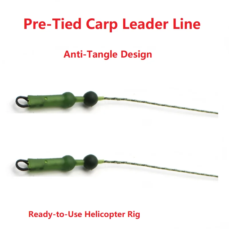 

Helicopter Chod Carp Fishing Lead Core Leader Line Anti Tangle Strong Carp Rig for Big Carp Fishing