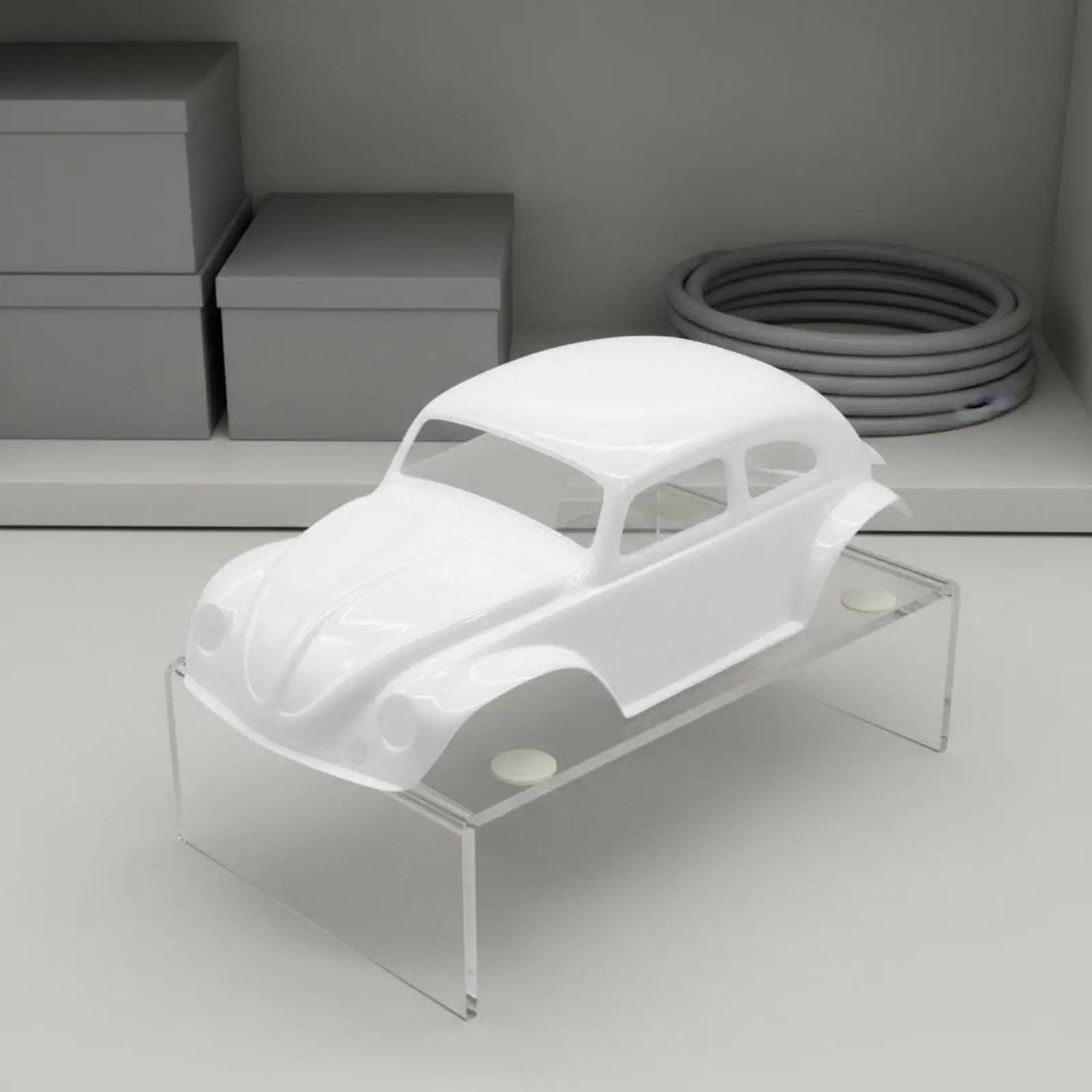 1/30 Scale RC Car Body Elevated Simulation Painted Shell Realistic Look