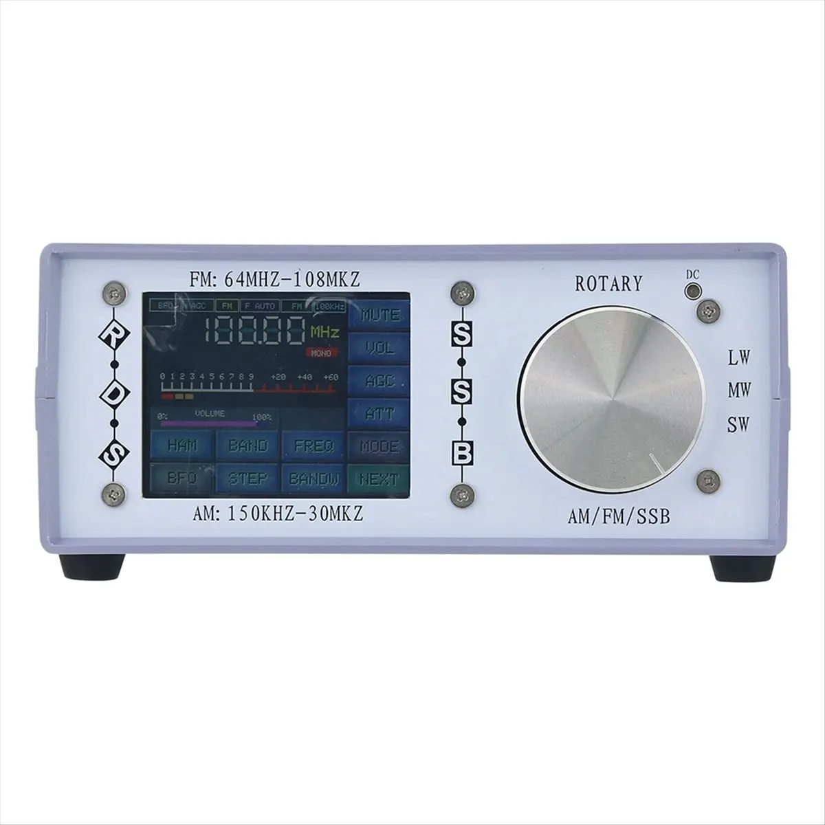 ATS25-Desk SI4732 جهاز استقبال راديو جميع الموجات FM/SSB/SW/MW/LW راديو كامل النطاق مع شاشة تعمل باللمس-A22U