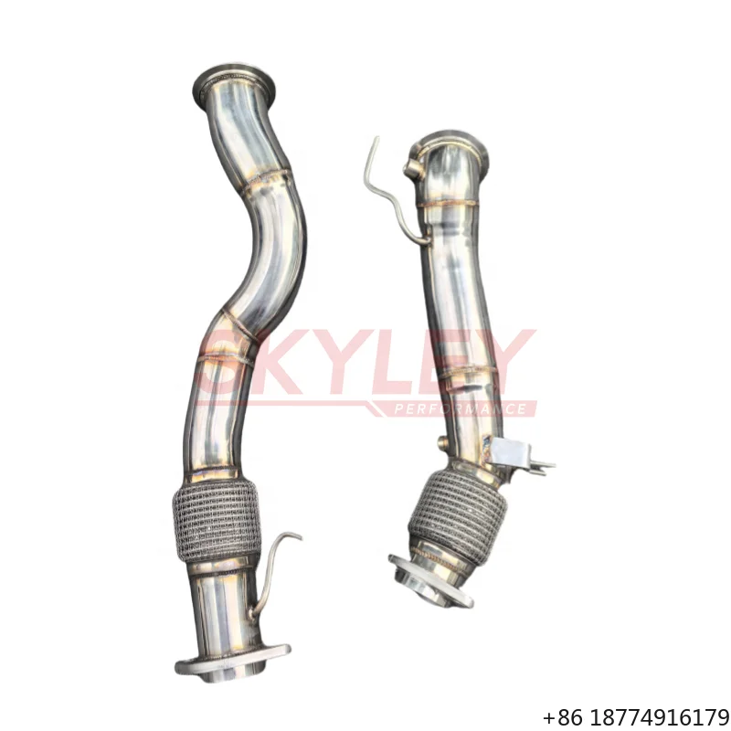 

Выхлопная труба (даунпайп) для X3M F97 X4M F98 S58 3.0T, спортивный коллектор из нержавеющей стали