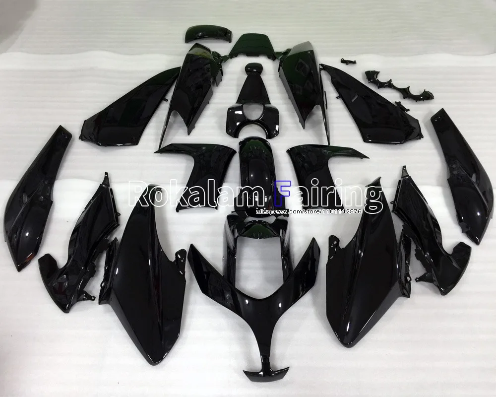 For Yamaha TMAX 500 2008 2009 2010 2011 TMAX500 08-11 T-MAX500 Gloss Black Aftermarket Motorcycle Fairing