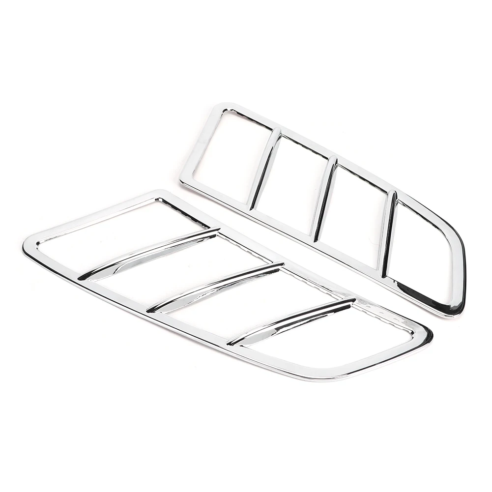 

2 шт., накладка на крышку воздуховыпускного отверстия двигателя из АБС-пластика (подходит для Mercedes Benz SLK 2011-2015) - прочная автоматическая внешняя часть для воздуха капота