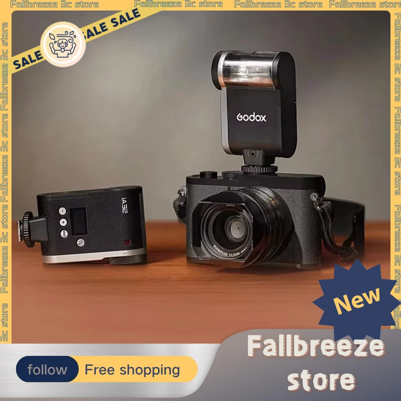 

Godox iA32 Mini Camera Flash Up to 490 Full-Power Flashes Custom 6200K CCT Manual Flash for Various Camera Optical S1/S2 Modes