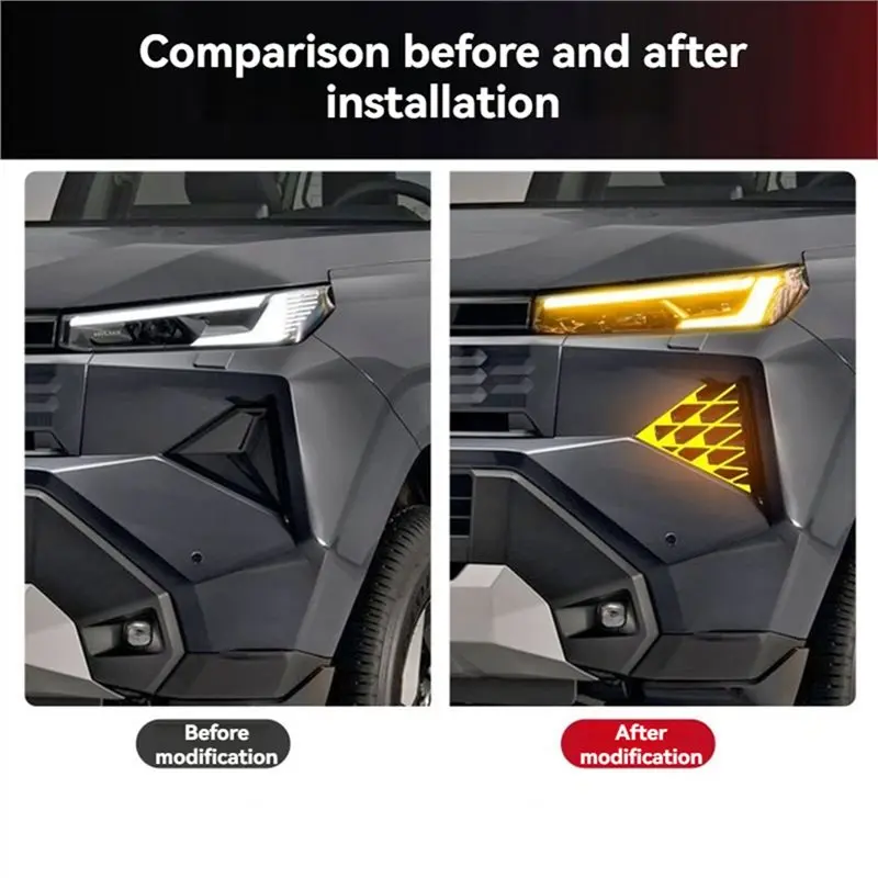 Hot Selling-LED Daytime Running Light For Toyota Hilux Travo 2026 Front Fog Light,LED Daytime Running Light For Toyota Hilux