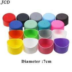 JCD 17Colors 7cm Water Bottle Bottom Cover Silicone Base Case Anti-collision Non-Slip Rubber Cup Protective Sleeve