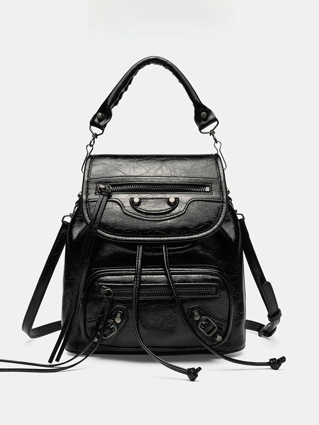 borsa-a-tracolla-in-pelle-cerata-con-rivetti-daihuini-zaino-da-viaggio-nero-per-donna-in-vera-pelle