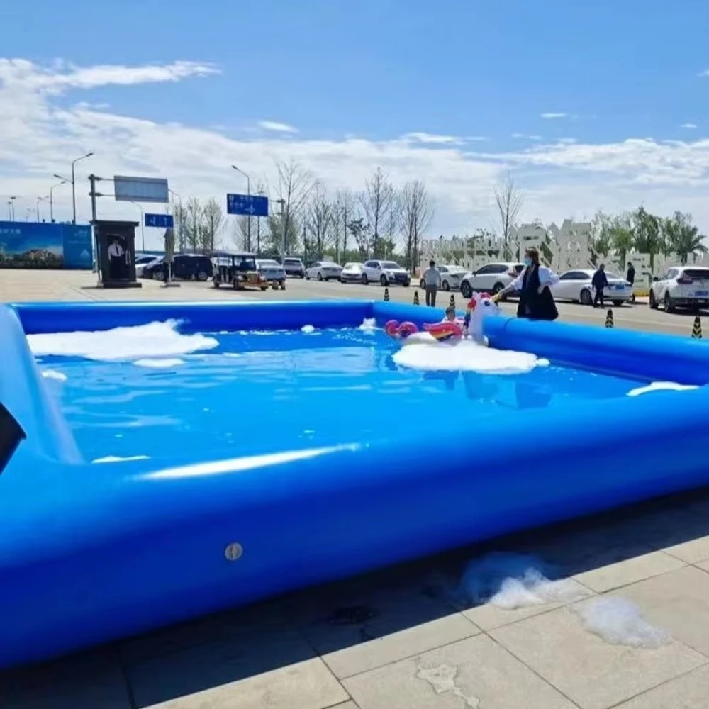 Portable PVC inflatable swimming pool Outdoor large inflatable swimming pool
