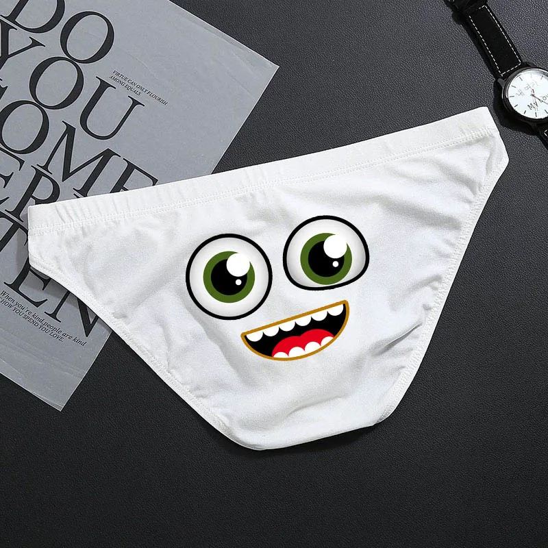 Men\'s Underwear Breathable Mens Cotton Briefs Plus Size Low Waist Boxer Briefs Cute Underpants