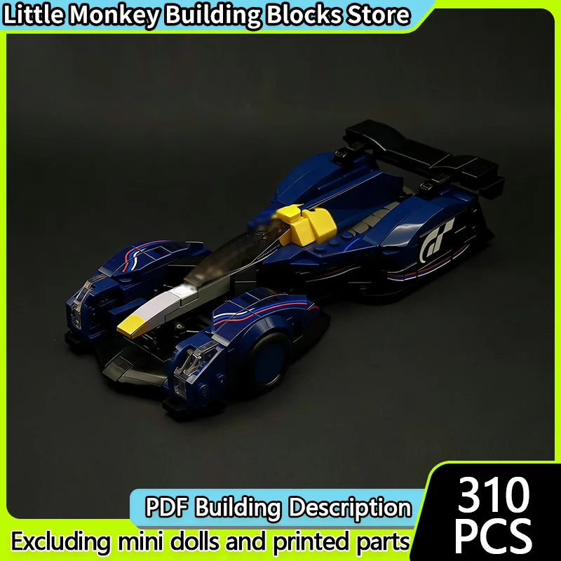 

Модель гоночного автомобиля Speed Racing Car MOC, конструктор X2014, высококлассный спортивный автомобиль, модульная технология, детский подарок на праздник, набор для сборки игрушки