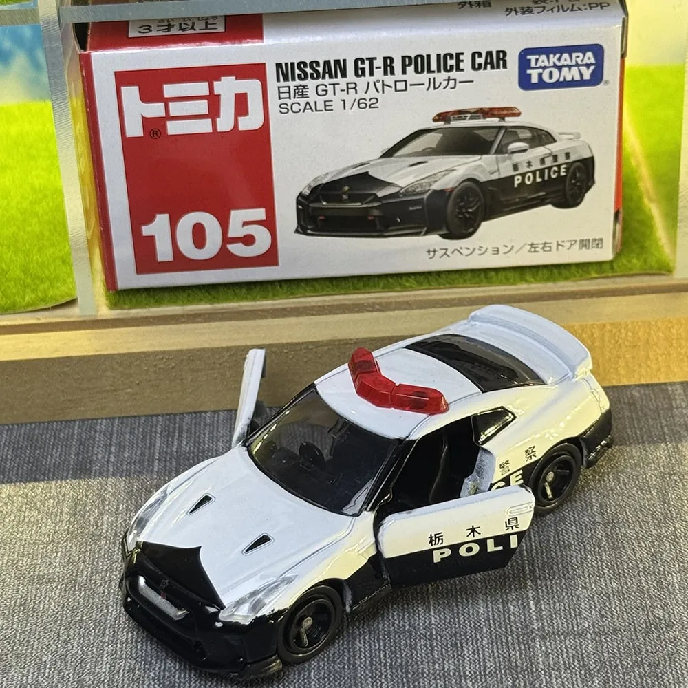 

Takara Tomy Tomica No.105 Nissan GT-R Patrol Car Die Casting Static Alloy Car Mode Collection Display Boy Toy Gift