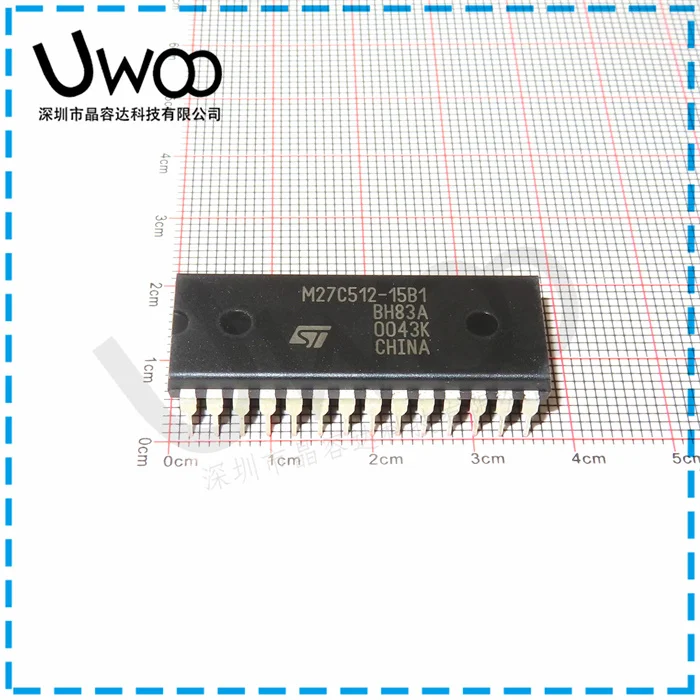 100%Original New    M27C512-15B1 ROM DIP28 512KB  M87C257-15C6 M87C257 PLCC-32 ROM