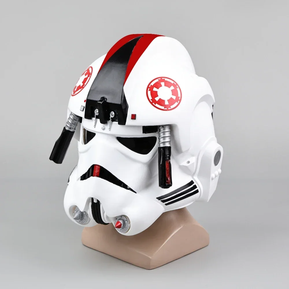 The Empire Strikes Back At driver Full Head Masks White Helmet Halloween Mask Masquerade Carnival Stage Performance Party Props