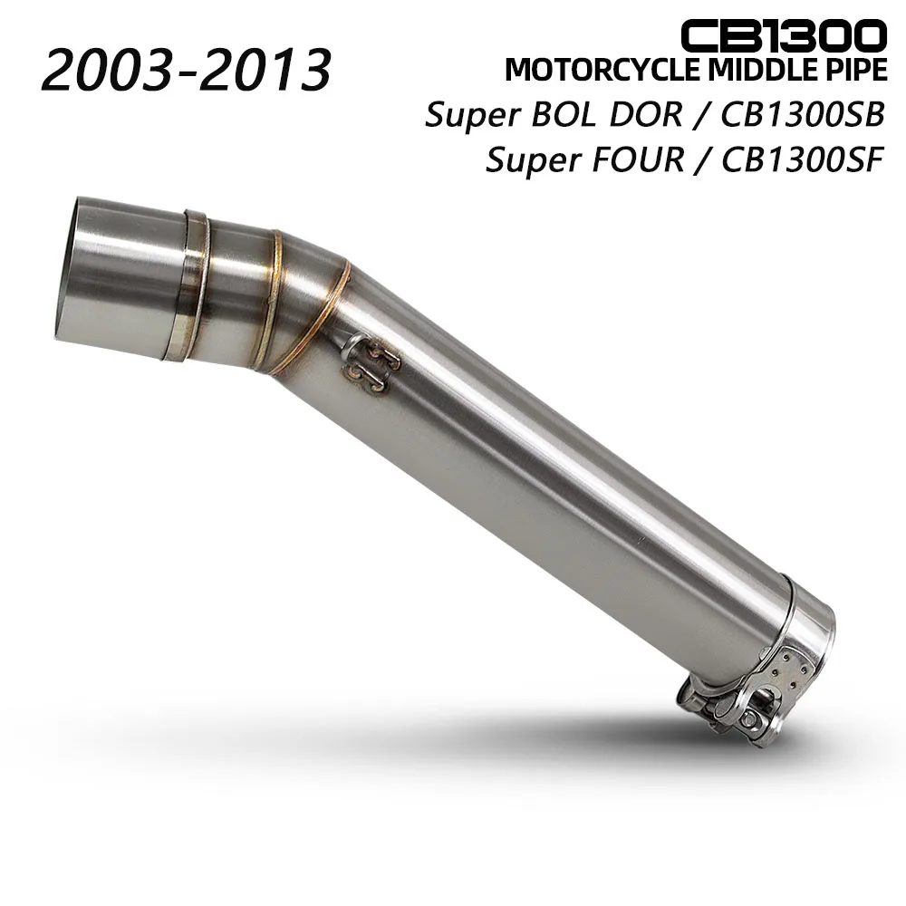 51MM Motorcycle Exhaust Middle link pipe For Honda CB1300 Super BOL DOR CB1300SB / Super FOUR CB1300SF street bike escape tube