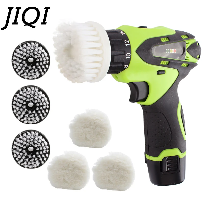 JIQI Handheld Shoe Leather polerka Shiner Cleaner automatyczny połysk szczotka do czyszczenia butów podkładka pielęgnacja lakieru samochodowego