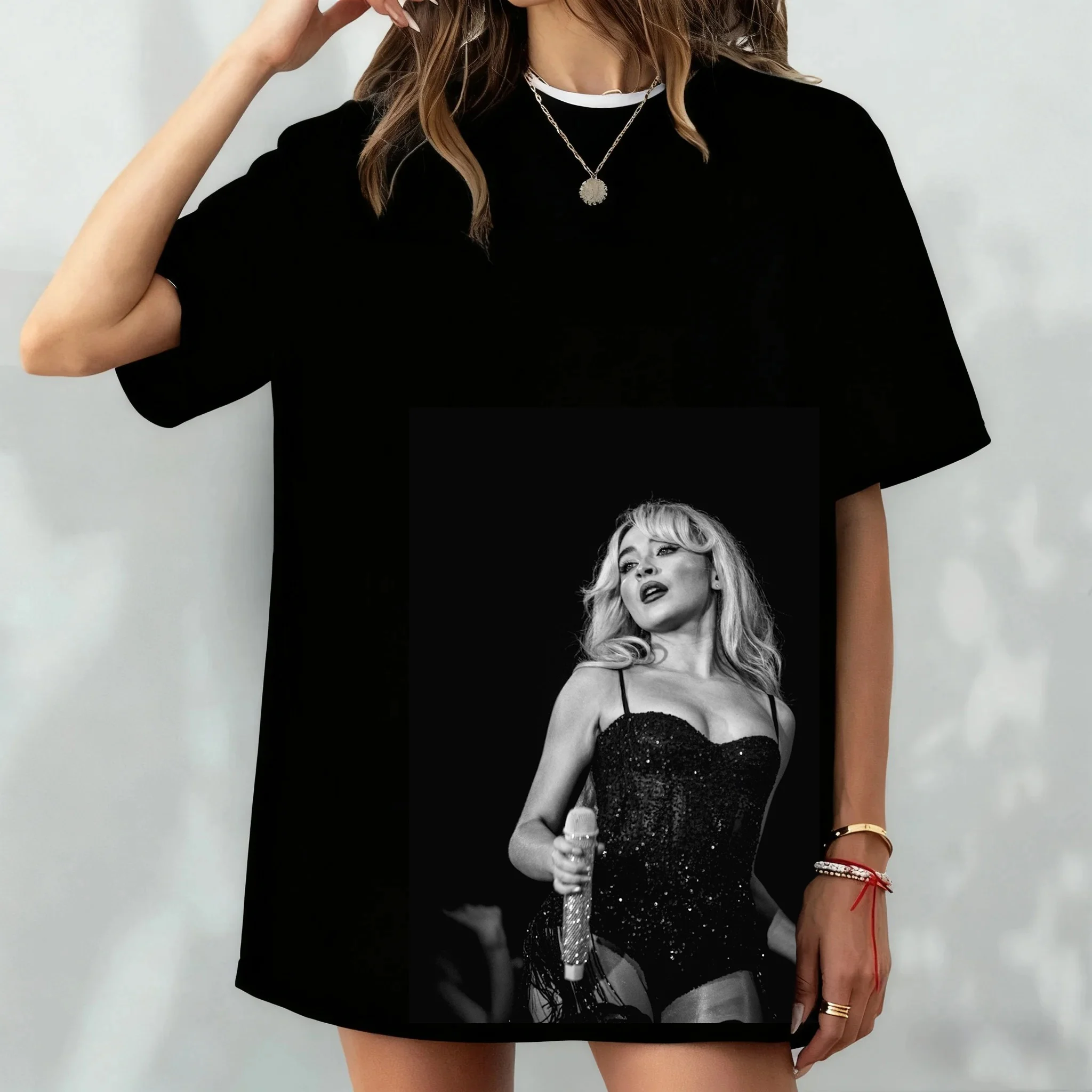Sabrina Carpenter T-Shirt Unisex Retro 90s Sabrina 2026 Tour T-shirt Men Women T-Shirt Cotton Tee Short Sleeve Shirt Unisex Tops