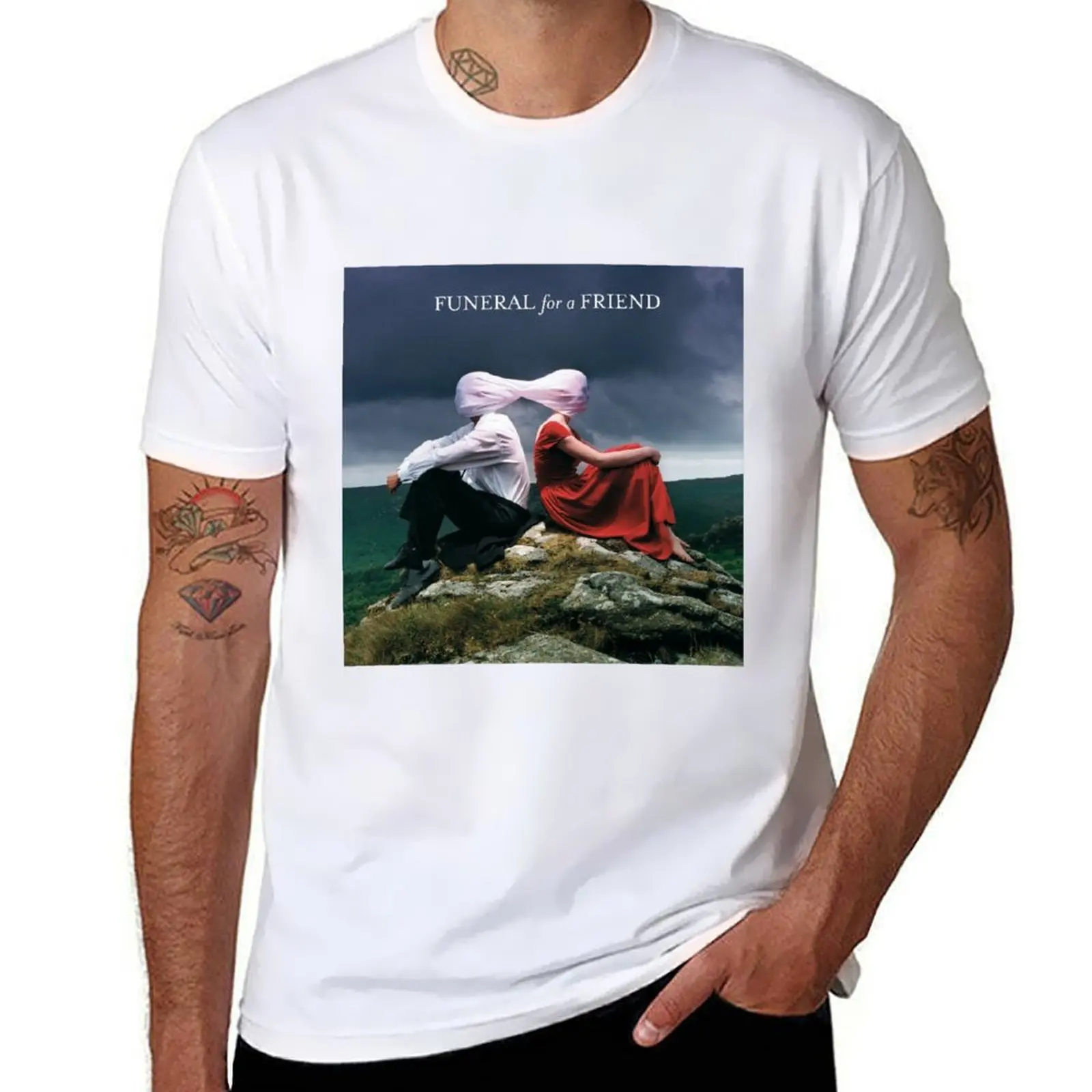 

Funeral for a Friend - Casually Dressed & Deep in Conversation (Lighter v1) T-Shirt man t shirt designer T-Shirt