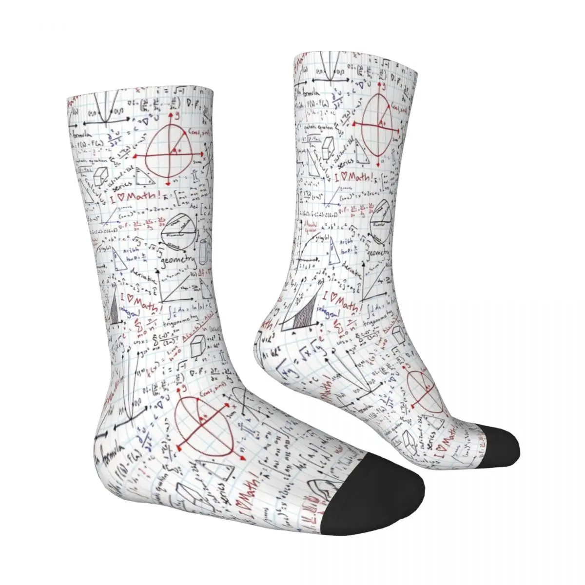 Homework Math Socks Male Mens Women Spring Stockings Printed