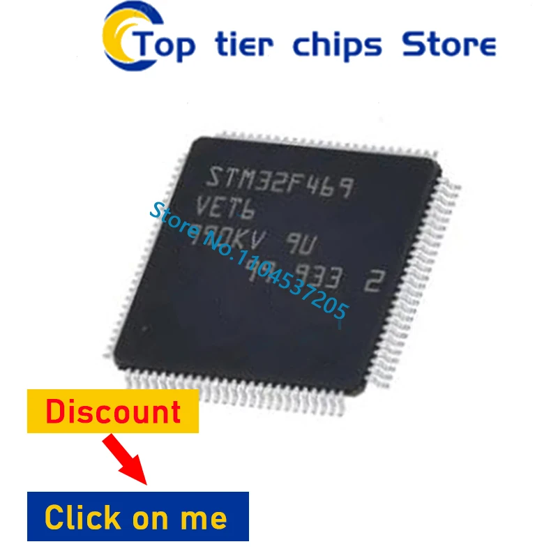 1PCS  STM32F469VET6 LQFP100 STM32F429 STM32 STM32F  qfp100