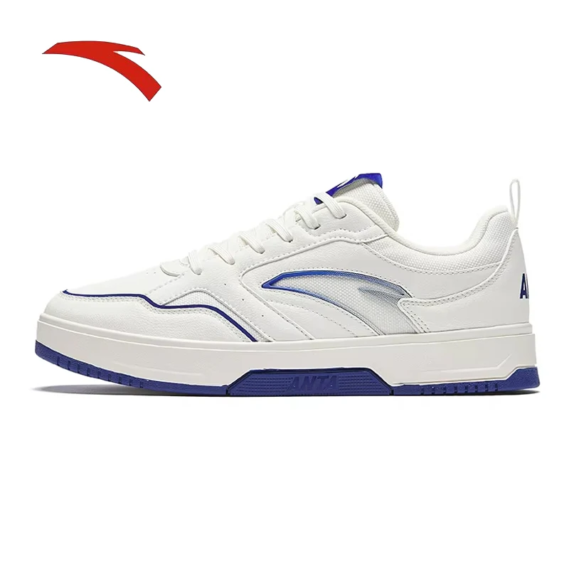 

ANTA LeyouVersatile Trendy Board Shoes Men'sWinterNew Fashion WhiteShoes Anti slip and Wear resistant Skateboarding Sports Shoes
