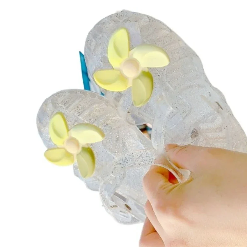 

Kids Beach Shoes Children New Comfortable Daily Children's Soled Girls Crystal Fruit Shoes Roman Shoes Princess Fresh Fashion