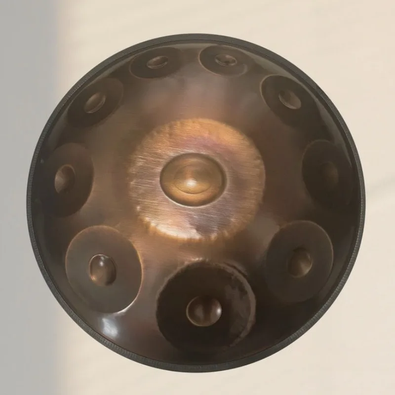 Stainless Alloy Handpan 9/10/12 Tone Handpan Drums Meditation Yoga Music Hand Disc Drum Professional Vibrates Tone Percussion