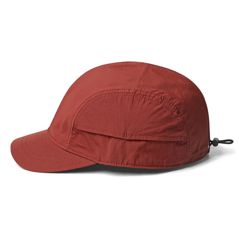 Eine Herren-Kappe mit kurzer Krempe, neuer Sommerstil, atmungsaktive und schnell trocknende Baseballmütze, leichte Soft-Top-Entenschnabelmütze für Damen – Detail 6