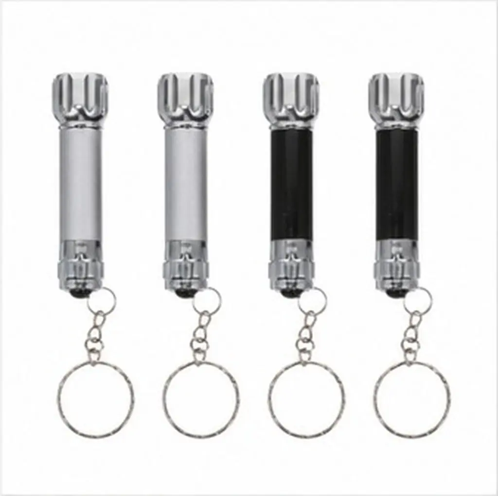 4Pcs LED Flashlight Pumpkin Head Mini Keychain Portable Outdoor Camping Hiking Lighting Tool Mini Flashlight Outdoor Supplies