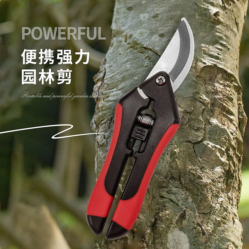 

Stainless Steel Pruning Shears Multi-Function Garden Scissors Fruit Picking Branch Cutter Tool