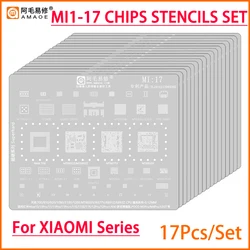 Amaoe BGA Reballing Solder Stencil Plant Tin Net for Xiaomi 12/11/10 ultra Redmi K20 K30/Pro K50 Note CPU MI6/7/8/9/10/11 IC