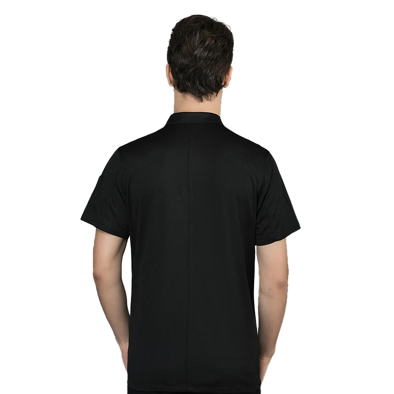 Men Kitchen Jacket Cooking Clothes Tops Restaurant Work Clothing Bakery Cafe Waiter Overalls Cooking Shirt Hotel Overalls