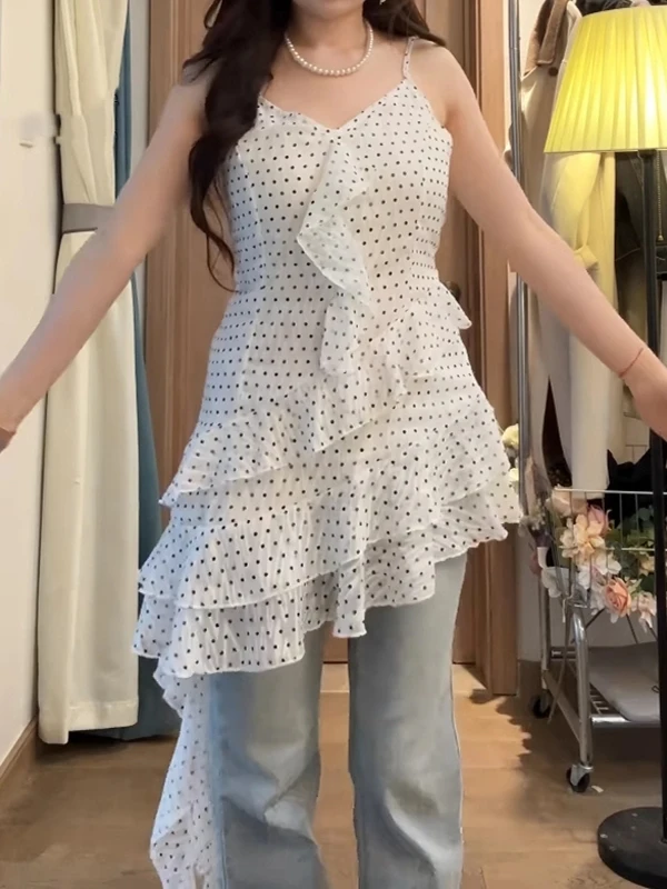 

plus Size Women's Summer Vaion Floral Lace Trim ter Dr Slimming Inner Wear Midi Length Commute Sle Thin Material