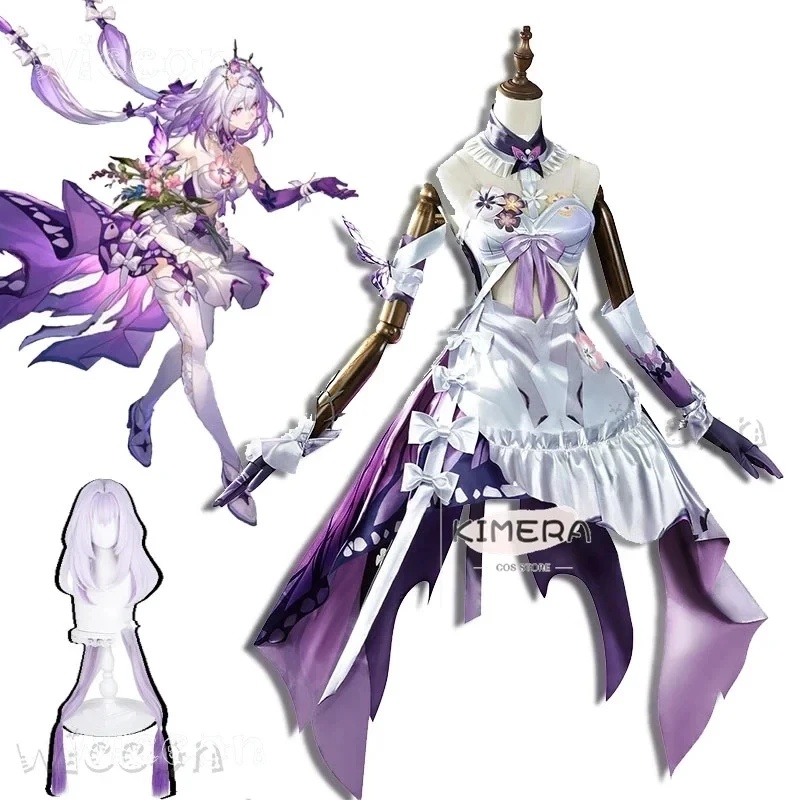 

ABC123CosplayCastorice Cosplay Costume Wig Game Honkai: Star Rail Roleplay Fancy Dress Long Clothes Halloween Party Un3'd,5;h.9/