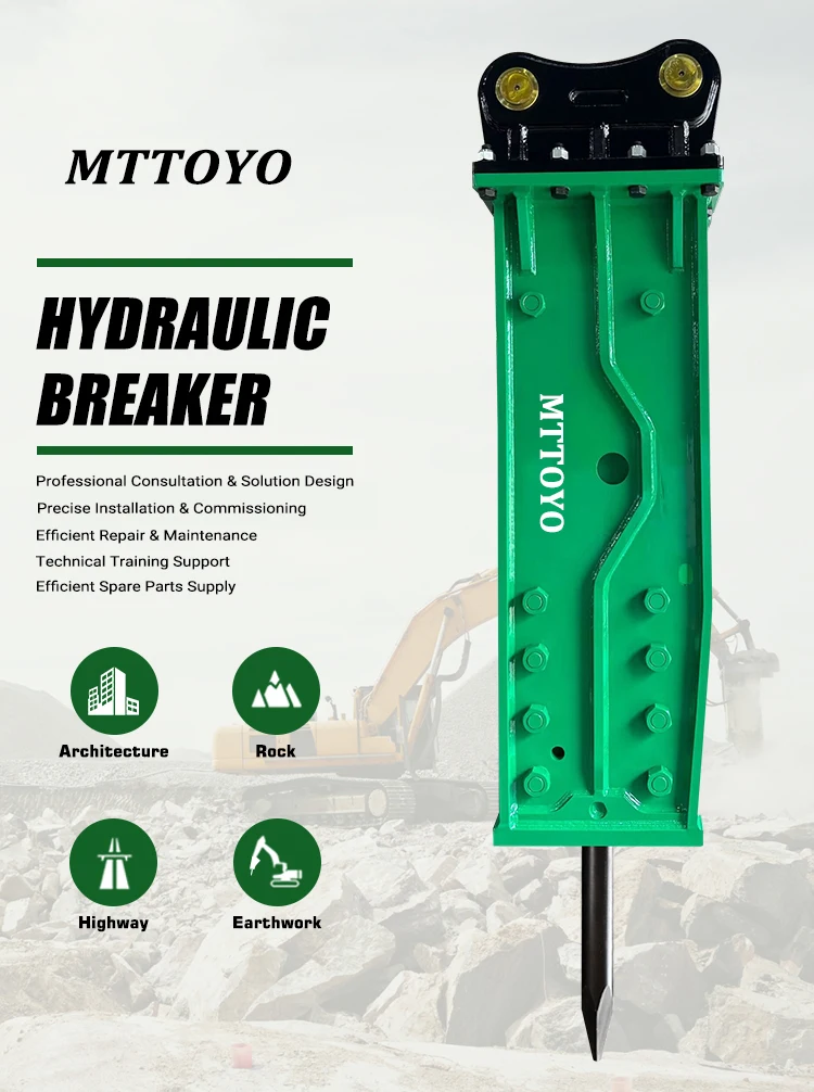 Escavatore Silenzioso Martello Idraulico Martello Rock HB30G in Vendita Messico Giappone Turchia Russia Filippine Romania Colombia Cile