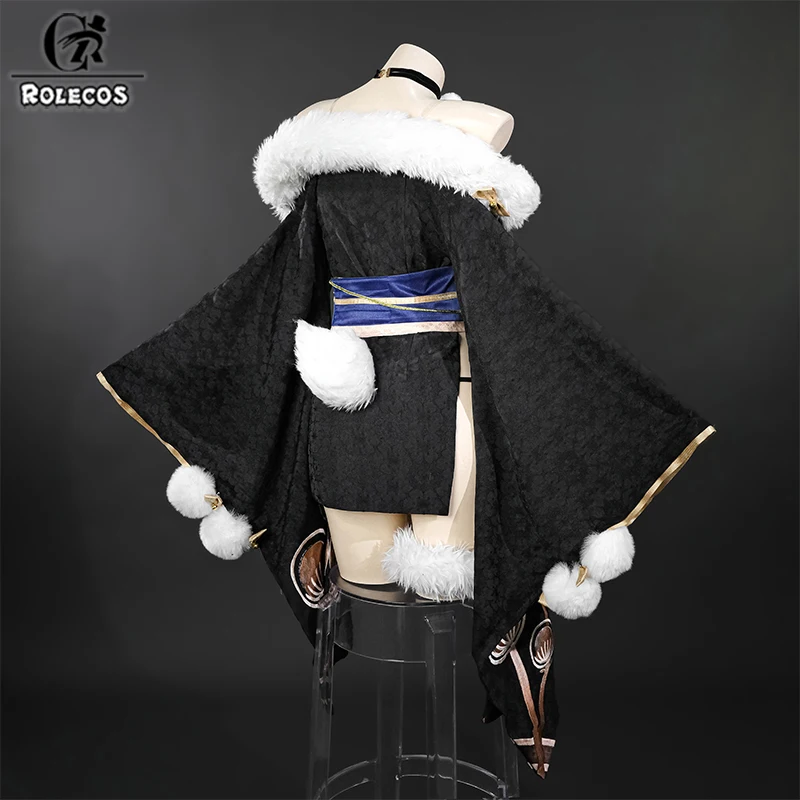 ROLECOS Game Azur Lane HMS Laffey Cosplay Costume Women Bunny Cheongsam Sexy Elegant Halloween Party Role Play Outfits view 4
