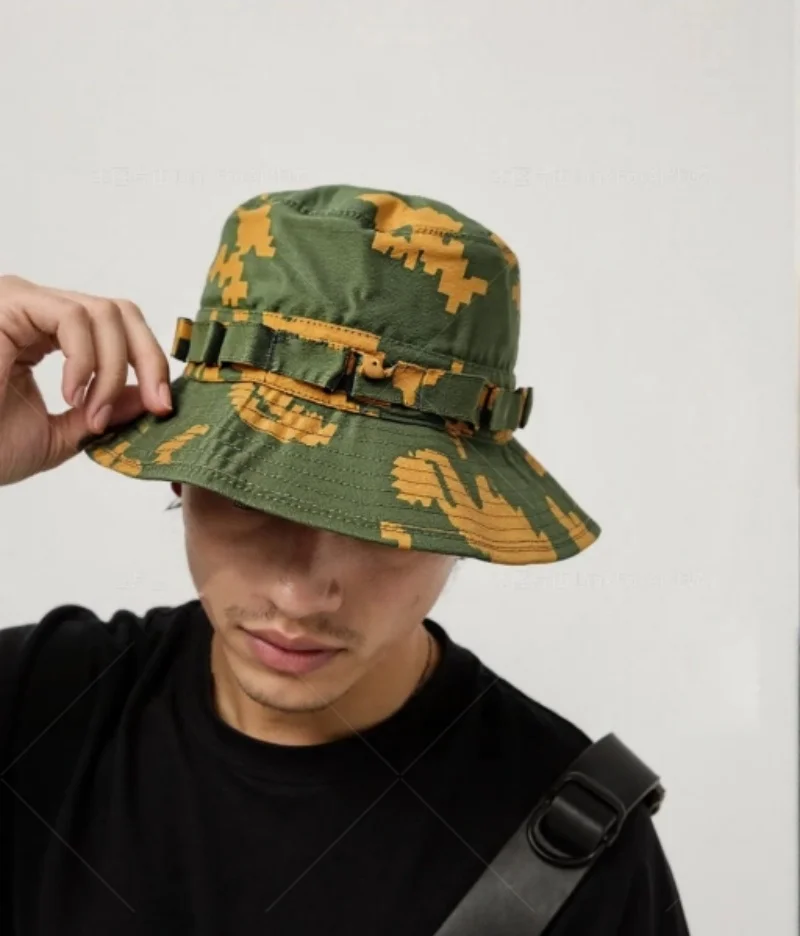 

The Soviet Union's yellow camouflage round edged hat is comfortable, breathable, and durable