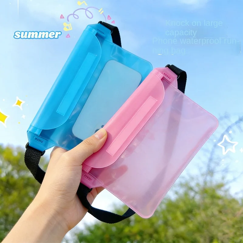 3813 Waterproof Phone Case Bag Touch Sensitive Large Capacity for Beach Swimming Diving Drifting