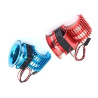 Aluminum Heatsink +Cooling Fan + Guide Cover For 370 380 Motor 1/16 1:18 On/Off Buggy RC Car Boat Toys HSP HPI Himoto