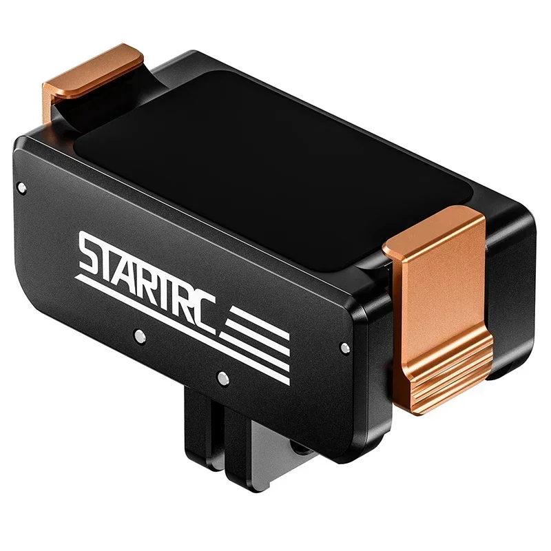 قاعدة محول مغناطيسي معدني من Powerwin، دعامة توسيع سريعة التركيب قابلة للطي لملحقات كاميرا DJI Action 5 Pro/4 3