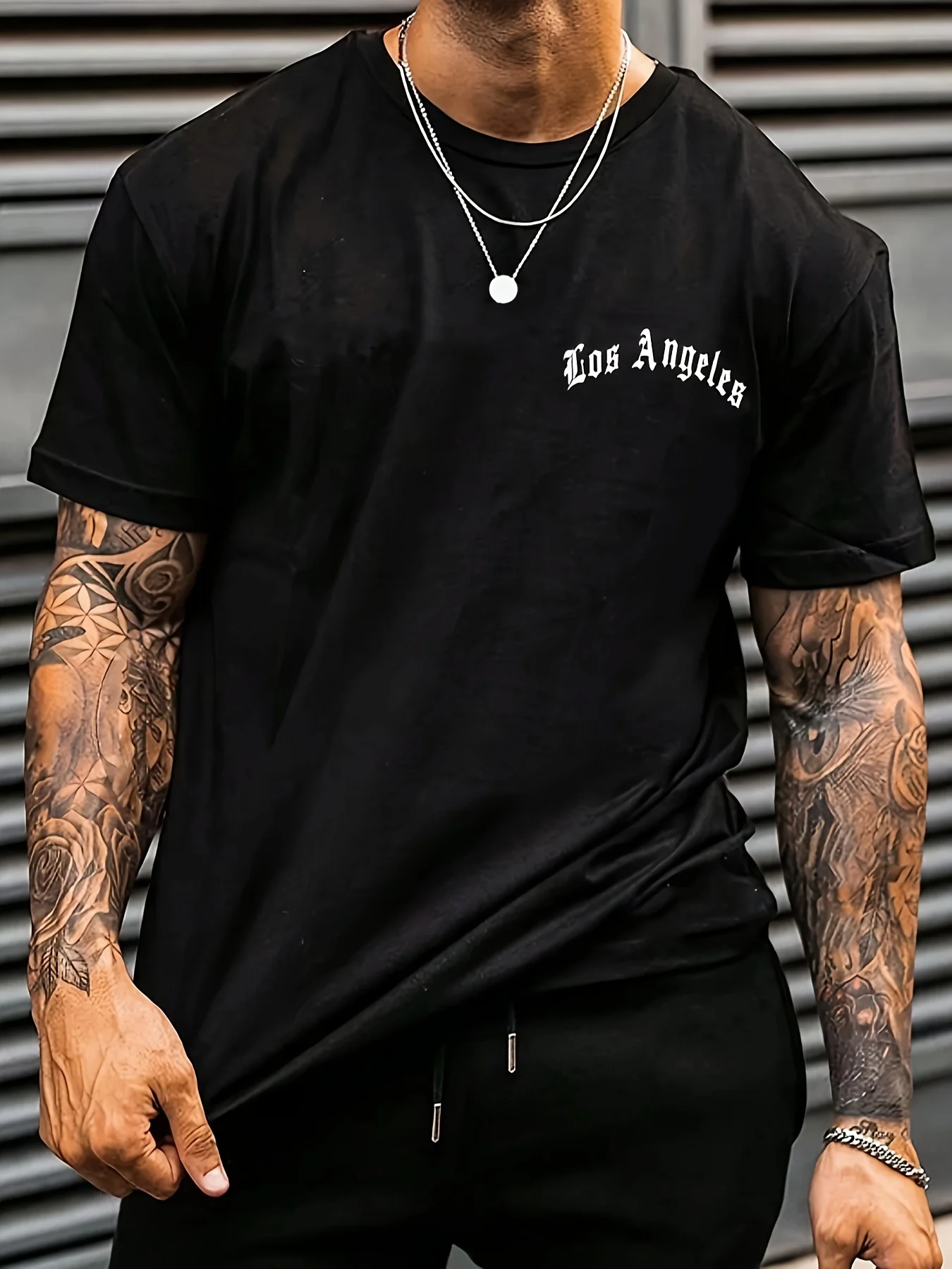 Los Ángeles gráfico marca de lujo hombres algodón de gran tamaño camisa de manga corta verano Unisex hombres mujeres Top Streetwear camiseta blusa